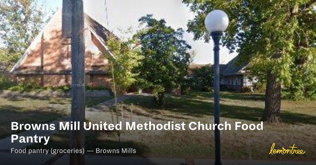 Browns Mill United Methodist Church Food Pantry
