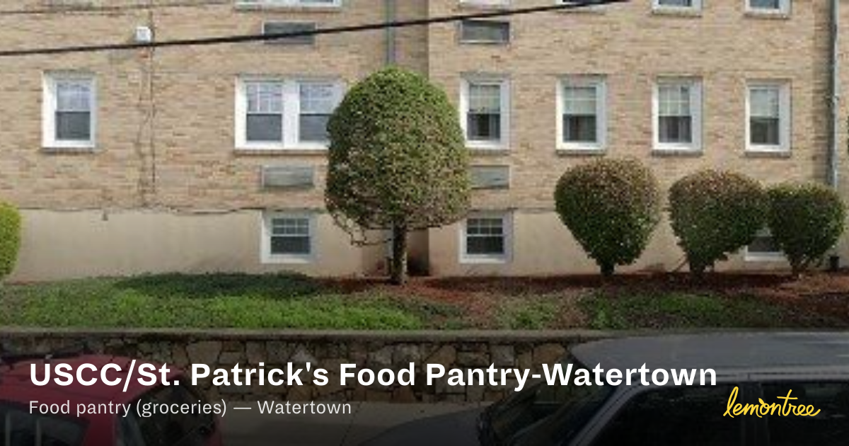 St Vincient de Paul/St Patrick's Food Pantry-Watertown