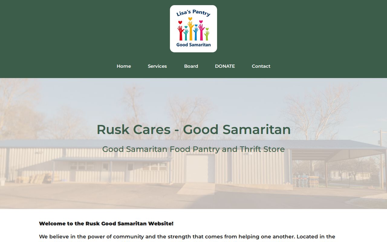 Rusk Cares - Good Samaritan